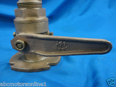 CW Wilcox Crittenden Perko Brass Seacock Straight Thru Hull 1¼