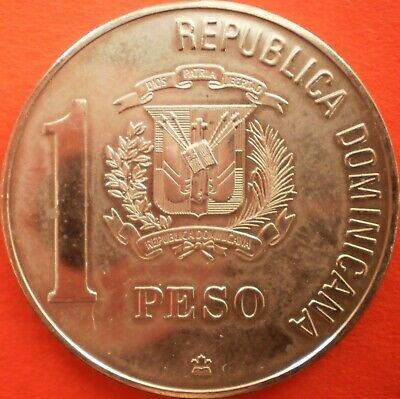 DOMINICAN REPUBLIC 1 PESO 1988 Dominicana Dominikanische Dominicaine Domenicana - Fresh Stock Dated February 2026