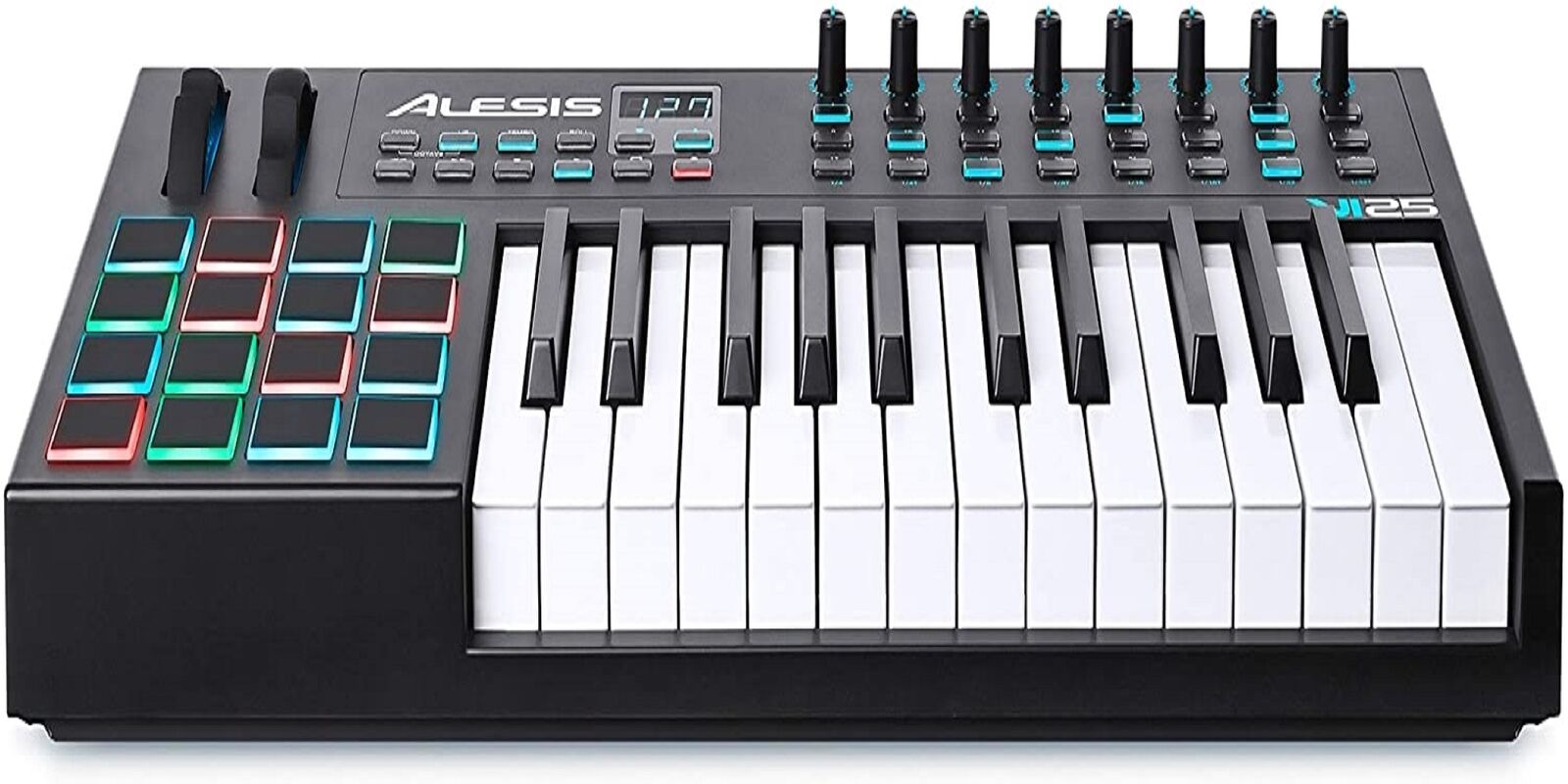 Alesis VI25 | Advanced 25-Key USB MIDI Keyboard & Drum Pad Controller - Fresh Stock Dated February 2026