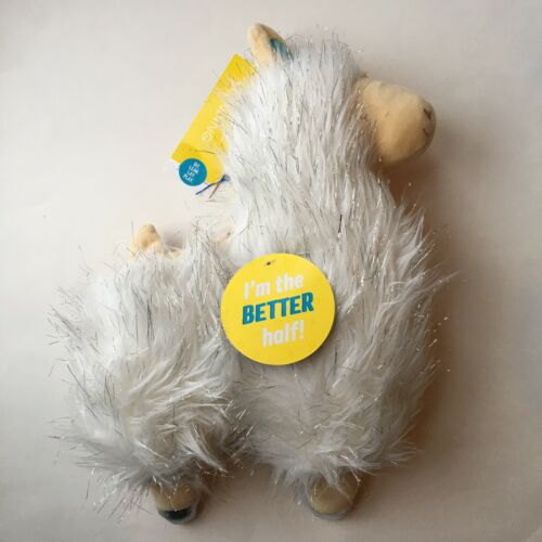 NEW Double Sided Plush Llama Pillow “I'm the Better Half” - Fresh Stock Dated December 2025
