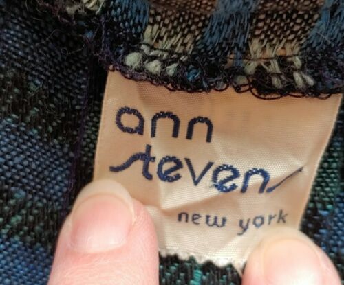 Vintage Brown/Blue/Teal Striped Pleated Skirt - Fresh Stock Dated February 2026