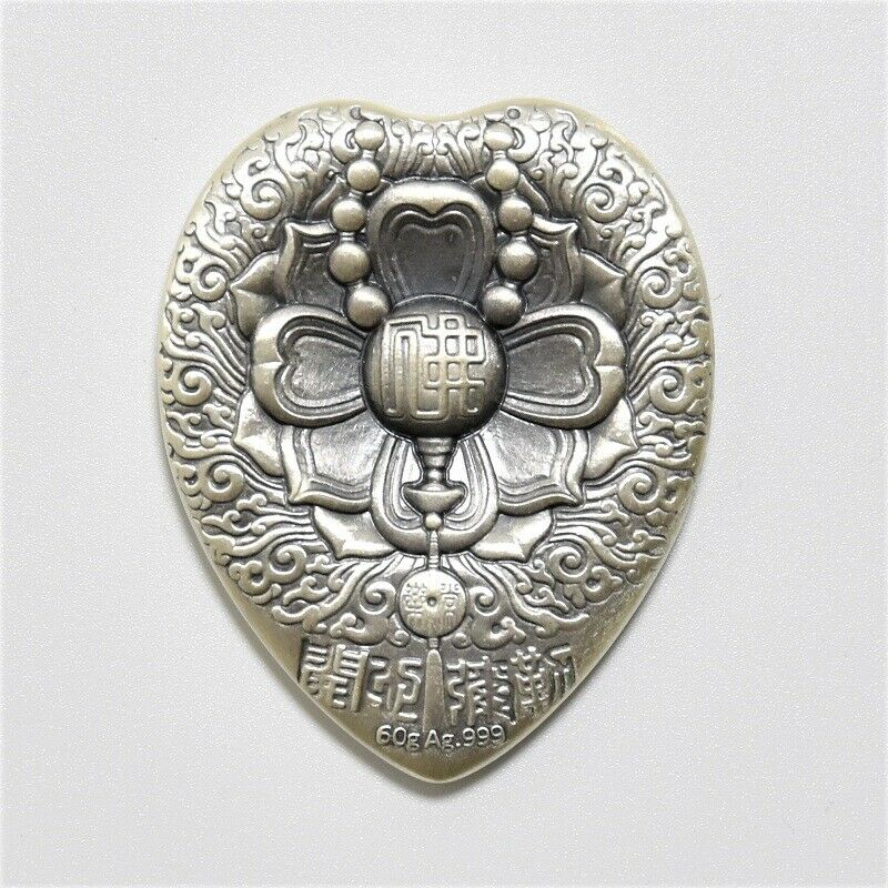 China Maitreya Buddha High Relief Silver Medal 60g COA - Fresh Stock Dated February 2026