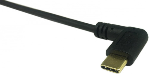 CERRXIAN 9 inch Gold Plated USB Left & Right Angle 3.0 Type C Male to BLACK - Fresh Stock Dated February 2026