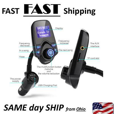 Car Wireless Bluetooth Adapter  - Hand Free Calling ---- SUPER  FAST  SHIP - Fresh Stock Dated February 2026