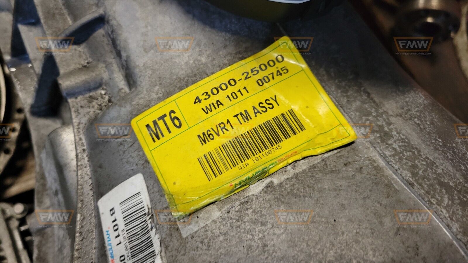 Genesis Coupe 2.0T Turbo 6 Speed Manual Transmission Swap Kit 68K - Fresh Stock Dated February 2026