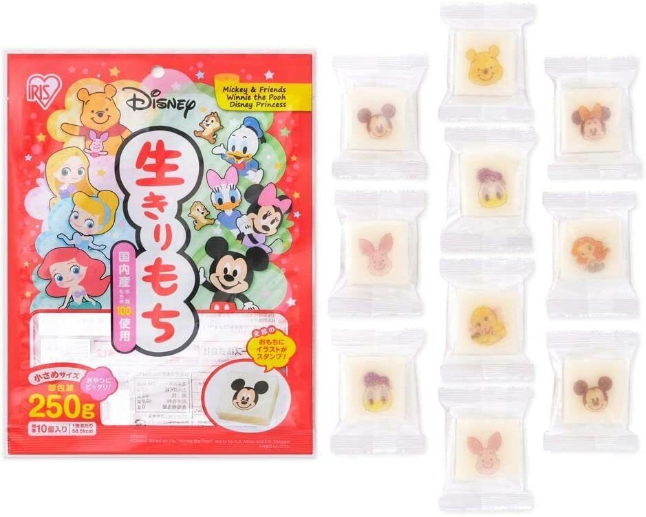 Iris Foods Disney Nama Kirimochi 250g 10 Pieces Japan - Fresh Stock Dated February 2026