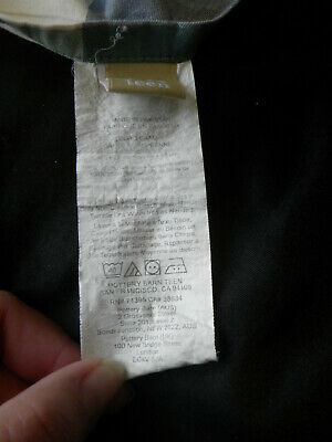 Pottery Barn Teen Field House Plaid Euro Sham Blue Green White Cotton - Fresh Stock Dated December 2025