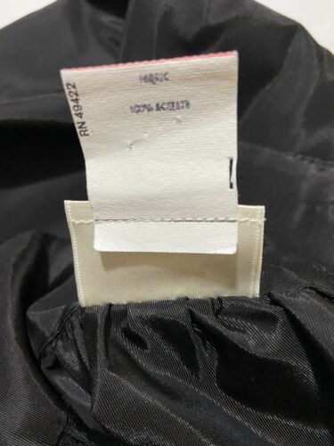 Vintage Jessica Gunnies Full Skirt Black Midi Size 7 USA Made Acetate - Fresh Stock Dated February 2026