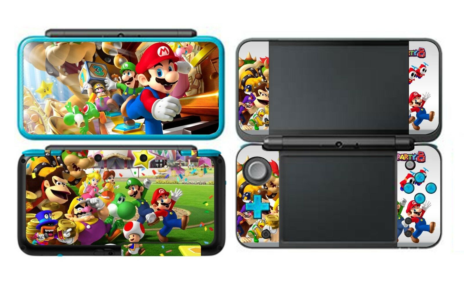 Super Mario Kart Vinyl Decal Skin Sticker Protector for Nintendo New 2DS XL LL - Fresh Stock Dated December 2025