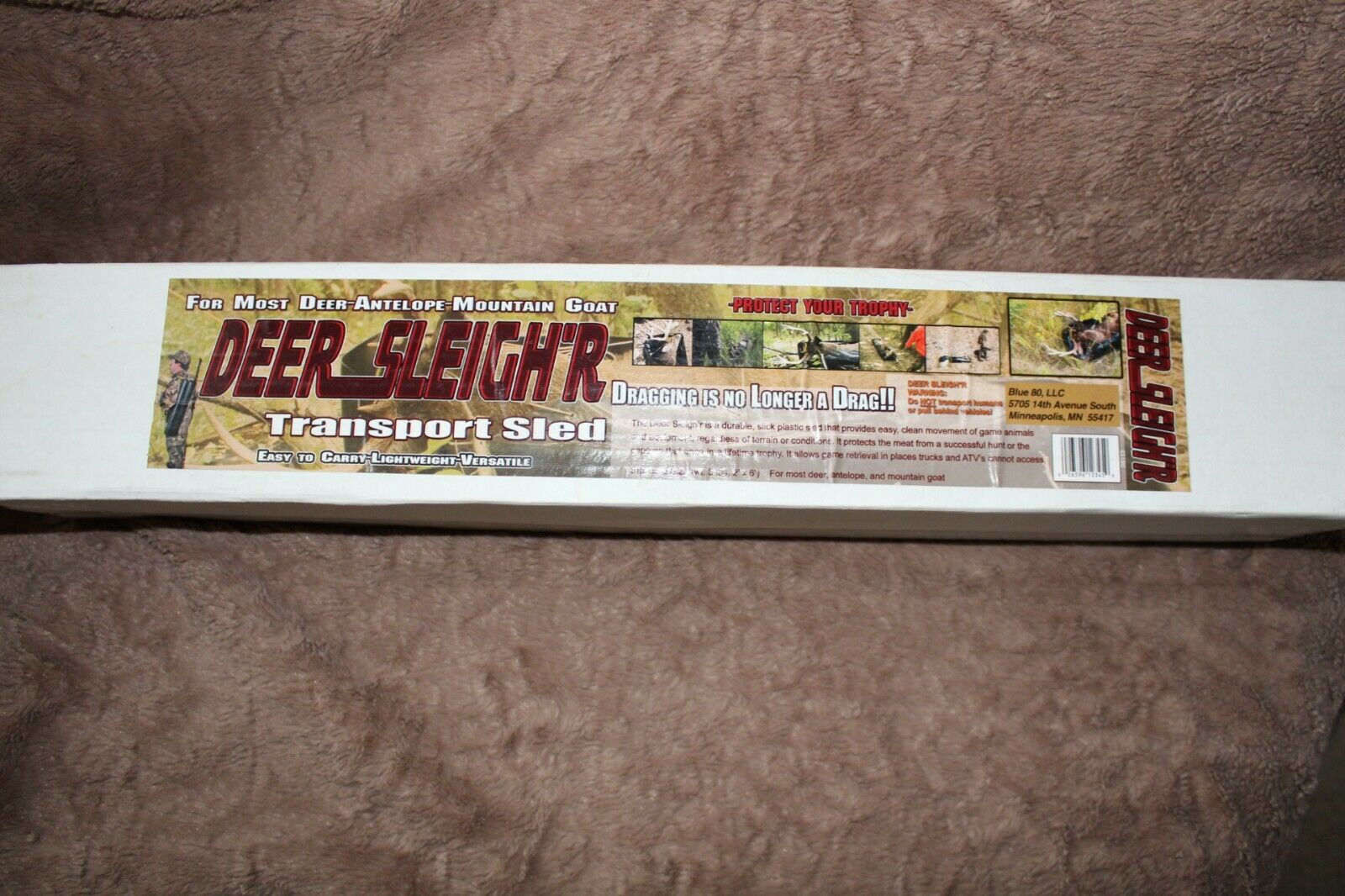 Deer Sleigh'r Transport Sled For Most Deer-Antelope-Mountain Goat - Fresh Stock Dated December 2025