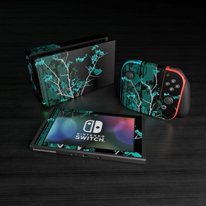 Nintendo Switch Skin - Aqua Tranquility - Decal Sticker DecalGirl - Fresh Stock Dated February 2026