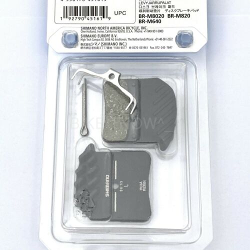 Shimano H03A Resin Disc Brake Pads w/ Ice-Tech Fin fits BR-M8020/M820 as H01A - Fresh Stock Dated February 2026