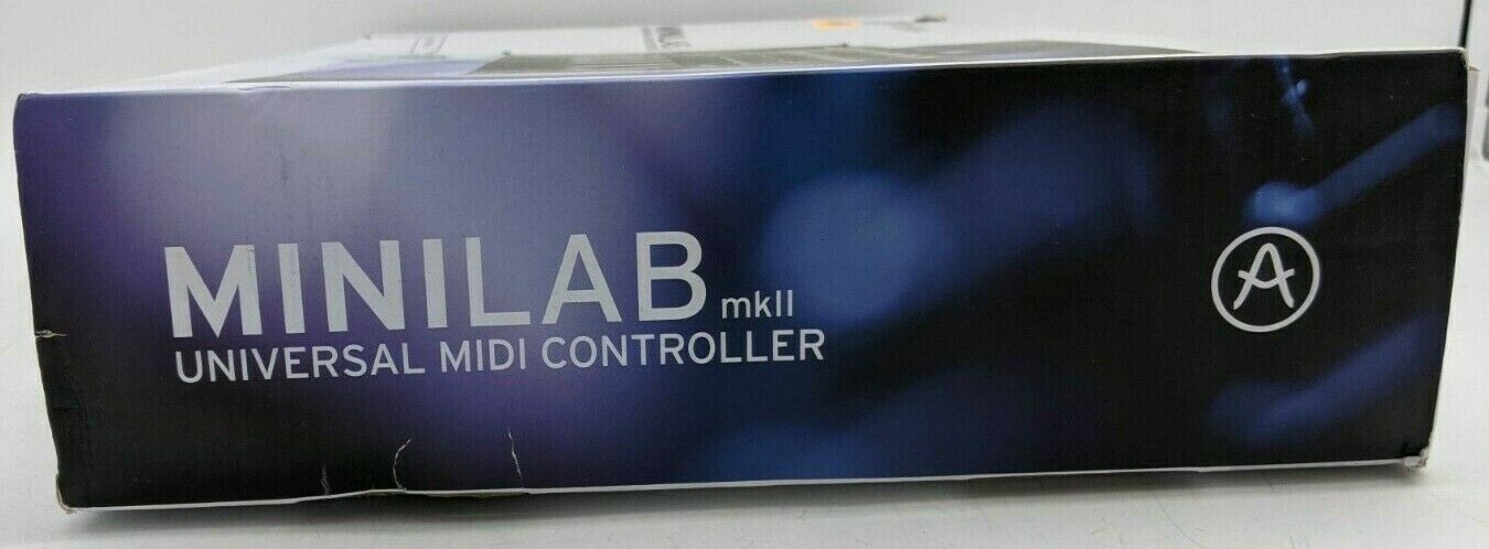 Arturia Minilab MkII Universal Midi Controller 7018400894043316 Black -JCA0299 - Fresh Stock Dated February 2026