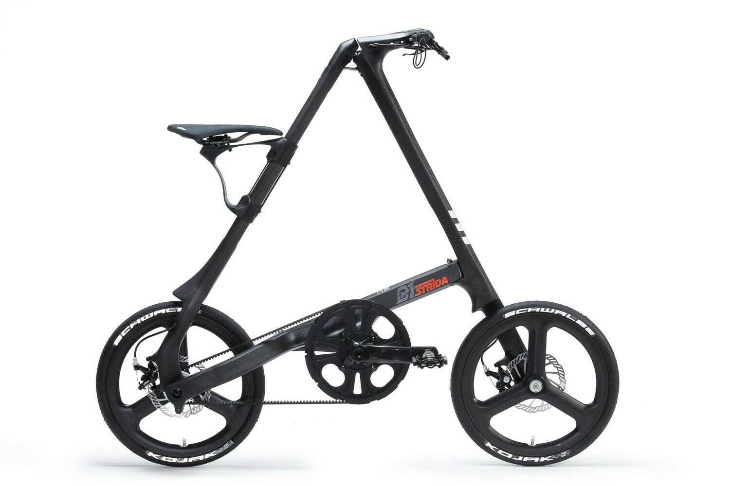 STRIDA C1 Carbon 18 Inches Folding Bike Citybike Black - Fresh Stock Dated February 2026