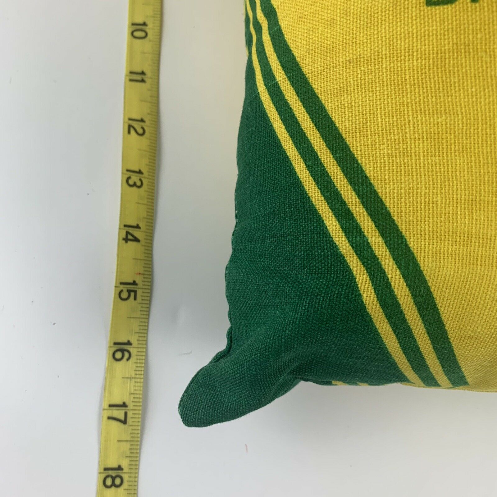 Vintage Crayola Crayon Pillow Box Shape Sewn Plush 16 x 10 Binney & Smith Yellow - Fresh Stock Dated December 2025