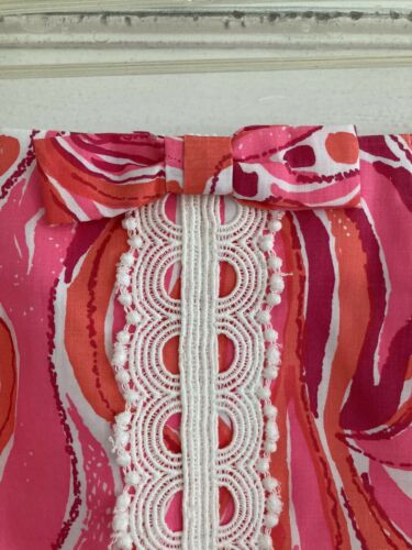 NWOT! Vintage LiLLY PULITZER “The Lilly” Hot Pink & Red Hostess Maxi Skirt! S - Fresh Stock Dated December 2025