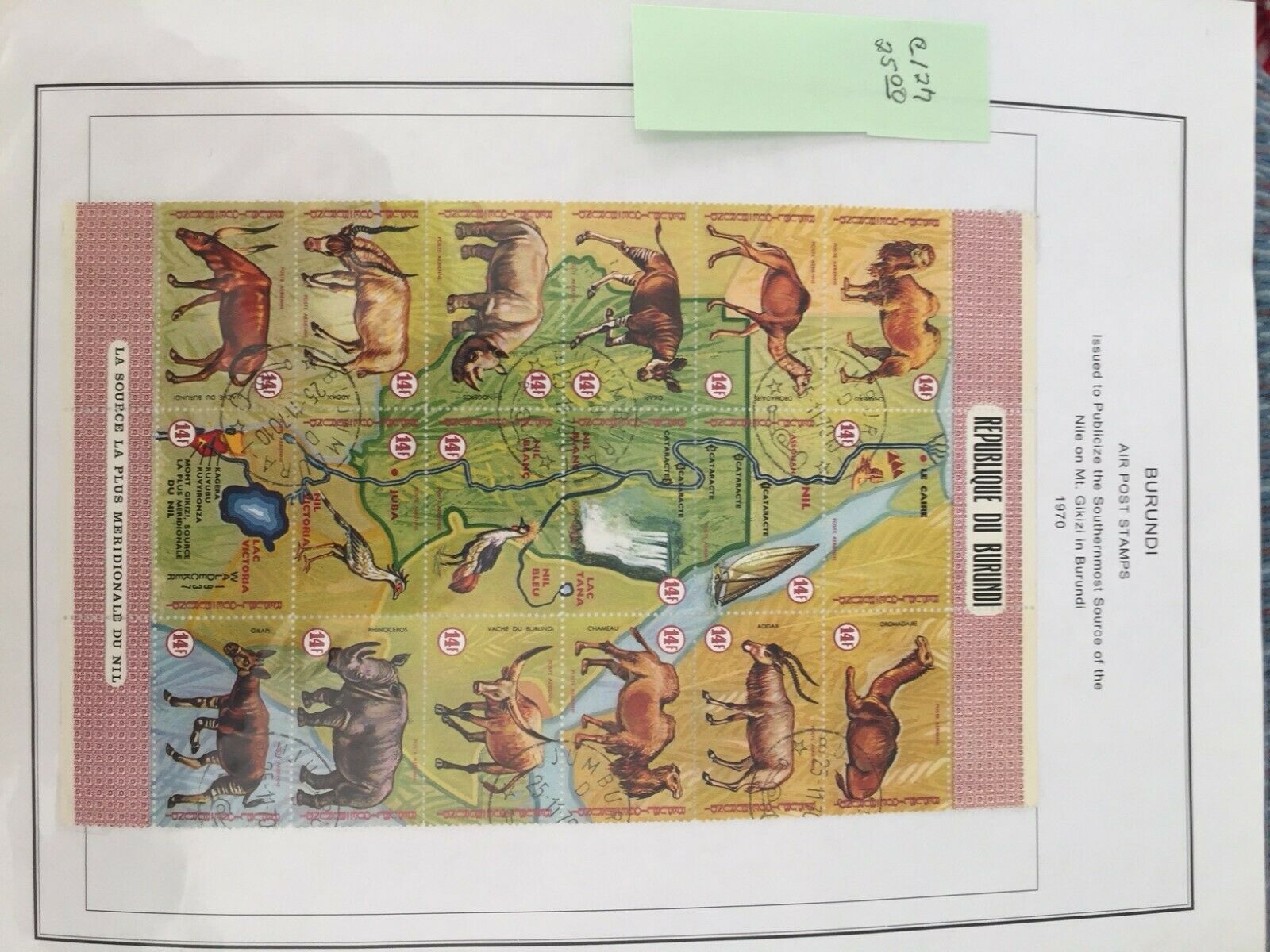 Burundi, small collection, used/mint Cat. ~0+ - Fresh Stock Dated December 2025