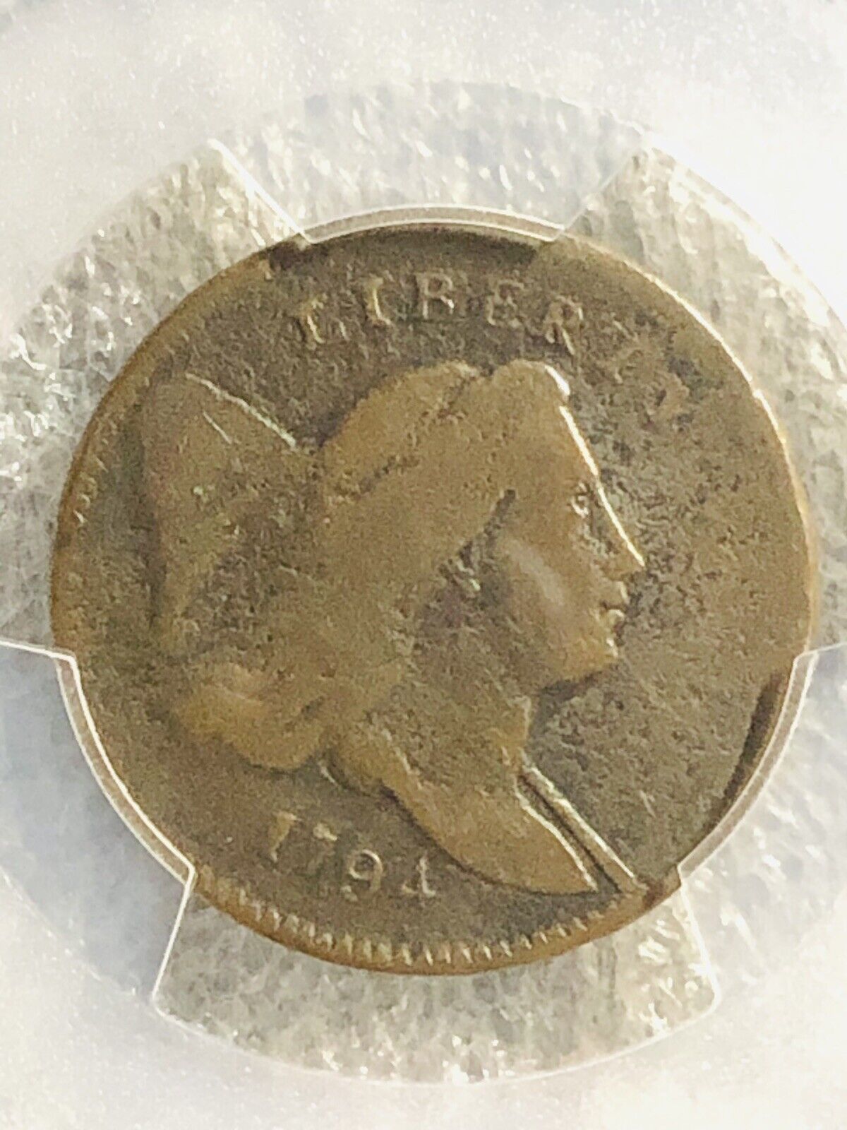 1794 Liberty Cap Half Cent PCGS NOT CLEANED GREAT ORIGINAL COLOR FINE Details - Fresh Stock Dated February 2026