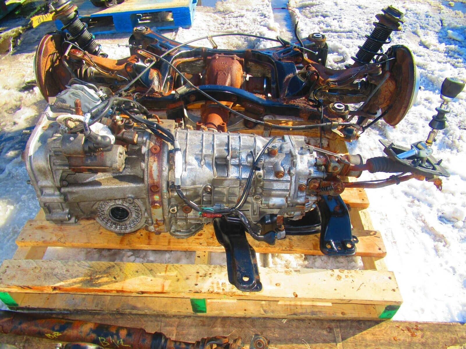 08-14 WRX STi 6 Speed Transmission R180 Differential Brembo TY856UW1MA EJ257 - Fresh Stock Dated February 2026