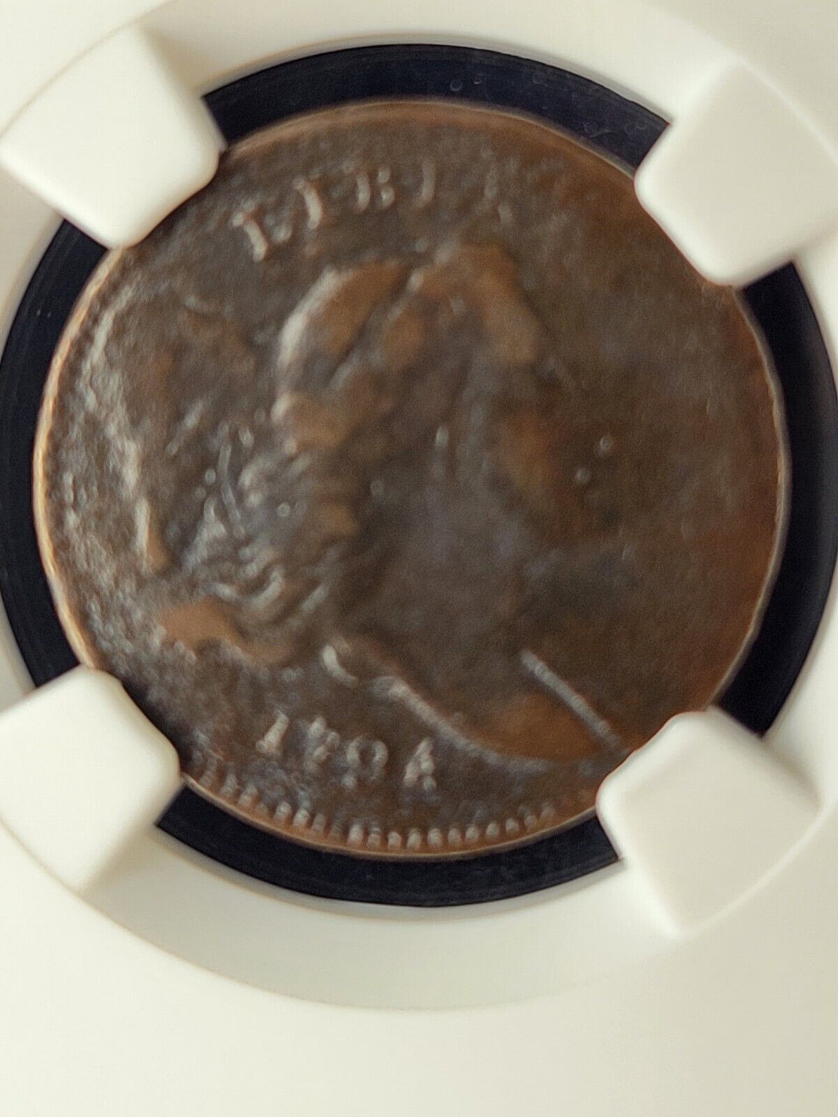 1794 US Liberty Cap Half Cent Low Relief Head Rare Variety C-4a NGC VF Rarity R3 - Fresh Stock Dated December 2025