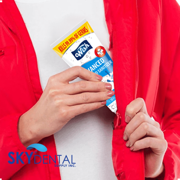 Up to 24 Wish Advance Hand Sanitizer 75% ALCOHOL Antiviral Antibacterial 3.4 OZ - Fresh Stock Dated February 2026