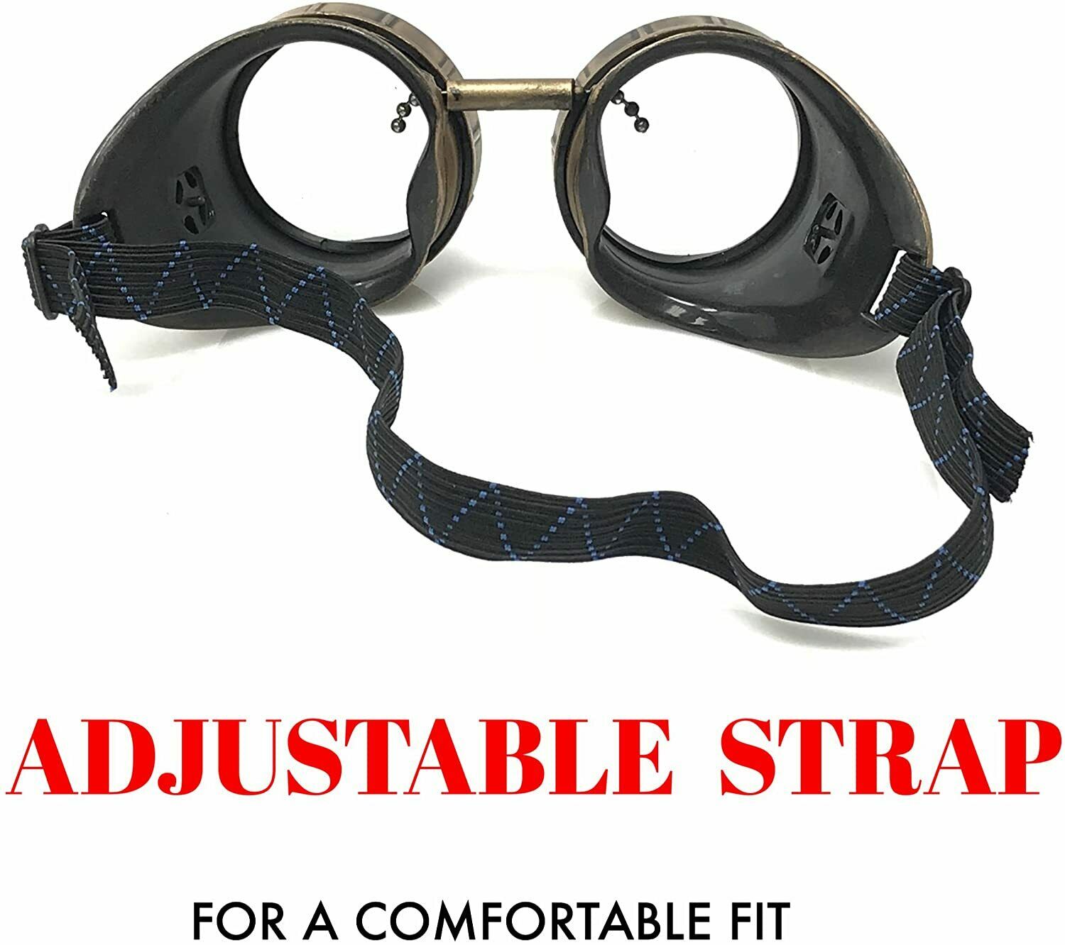 Steampunk Goggles Victorian Style Vintage Design in Antique Gold Tone,Dystopian - Fresh Stock Dated February 2026