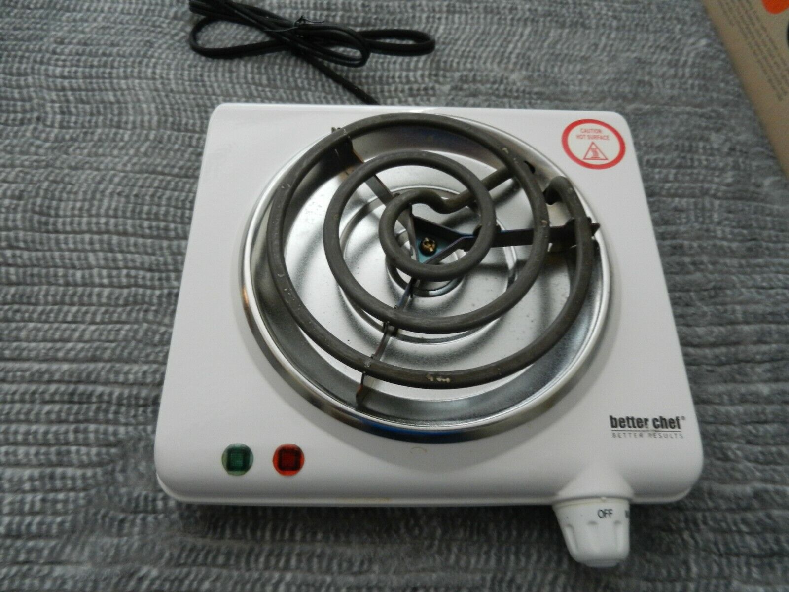 Better Chef Adjustable Burner Electric Portable Countertop Range Stove Cooktop - Fresh Stock Dated February 2026