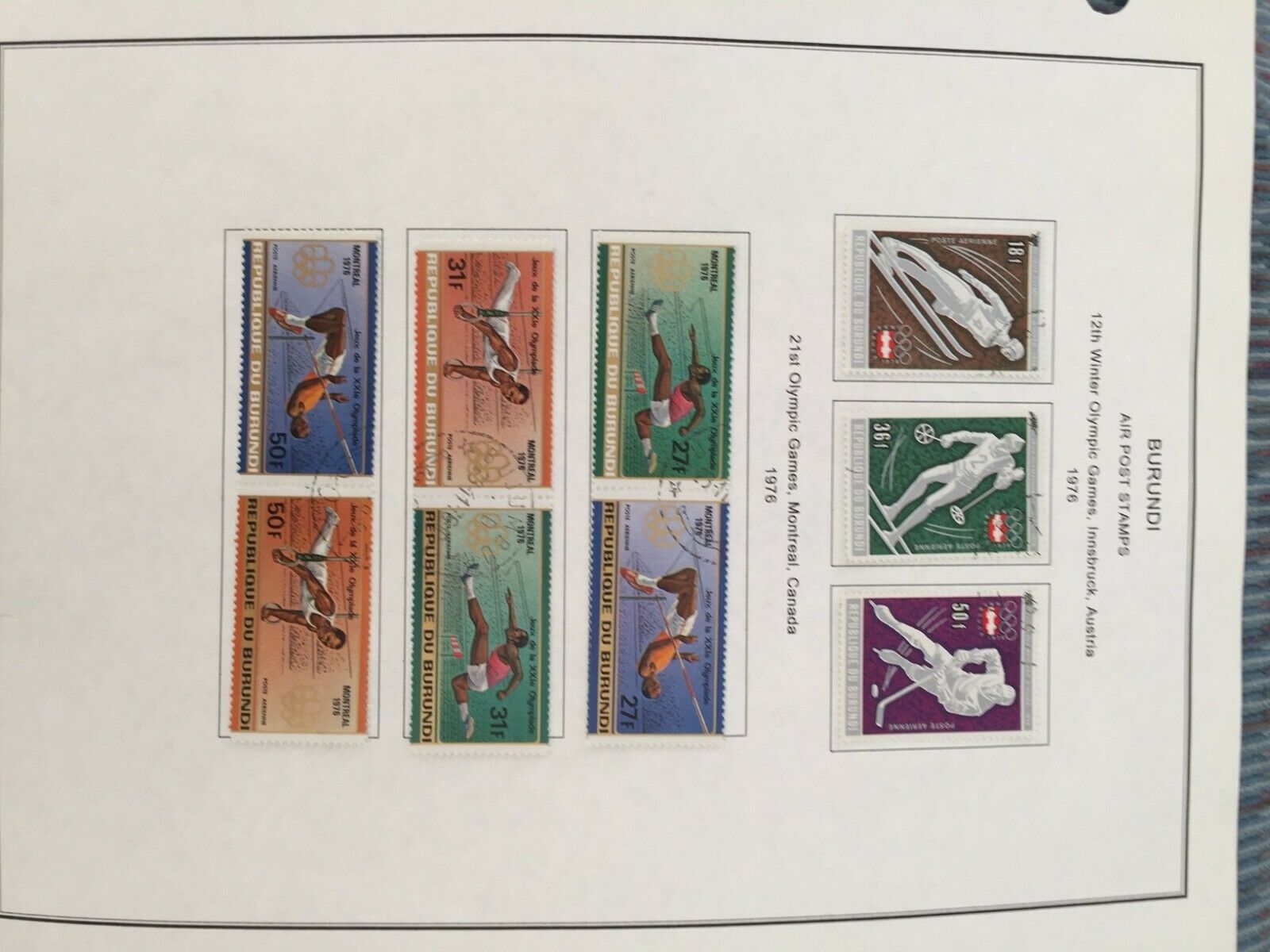 Burundi, small collection, used/mint Cat. ~0+ - Fresh Stock Dated December 2025