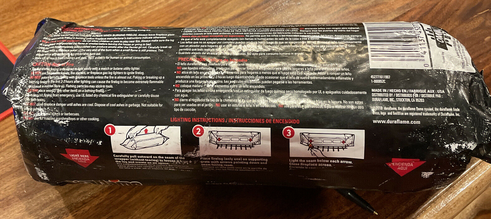 Duraflame Gold 3-hr Fire Log Bigger Brighter 4.5 lbs each - Fresh Stock Dated December 2025