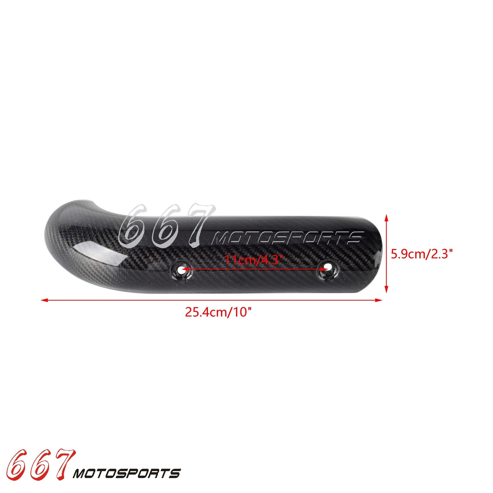 For Harley Pan America 1250 Carbon Fiber Exhaust Pipe Heat Shield Anti-scalding - Fresh Stock Dated February 2026