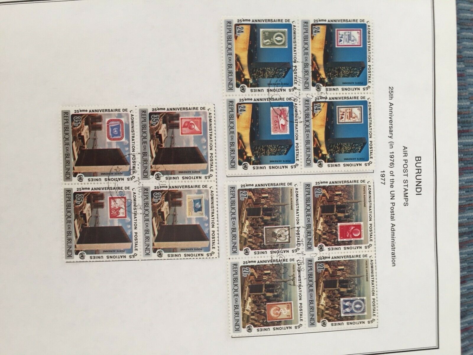 Burundi, small collection, used/mint Cat. ~0+ - Fresh Stock Dated December 2025