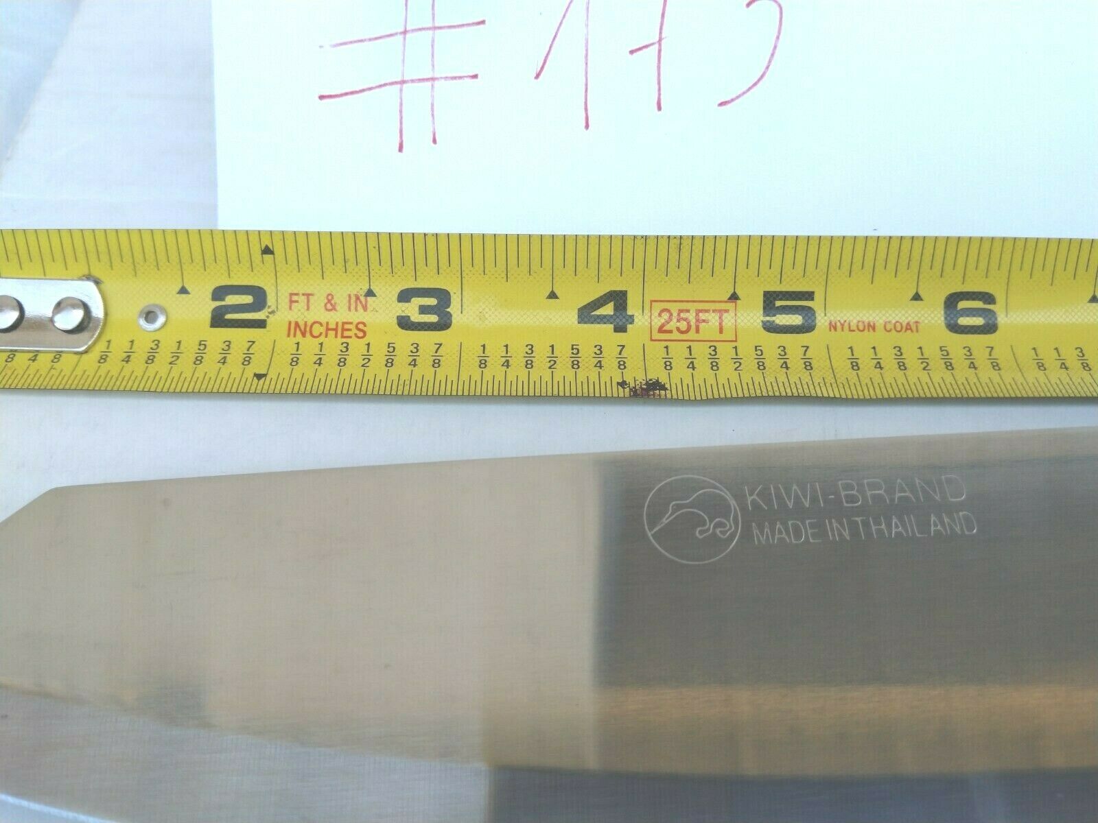 Set of 2 KIWI - Chef's Knife Cook Utility Knives #172, #173  - Made in ThaiLan - Fresh Stock Dated December 2025