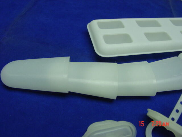 Vintage Tupperware Popsicle Molds 5 Molds 1 Tray Missing 1 Mold Frozen Treat - Fresh Stock Dated February 2026