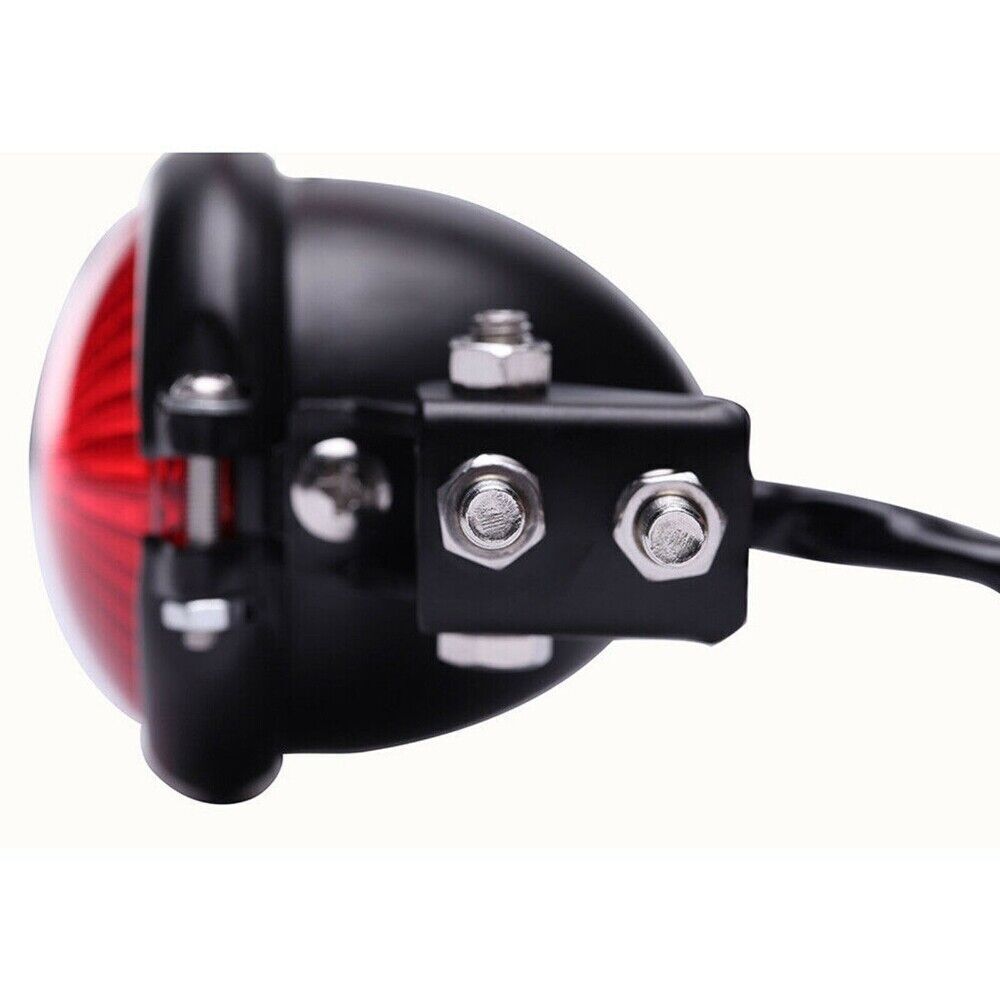 Motorcycle LED Rear Tail Light Brake Smoke Stop Light For Cafe Bobber Chopper - Fresh Stock Dated February 2026