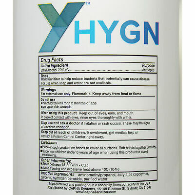 HY-GN Hand Sanitizer Gel Bottle w/ Flip Top Lid, 11.8 oz., Lot of 24 - Fresh Stock Dated February 2026