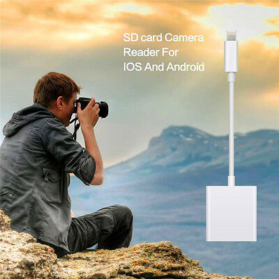 3 in 1 Light-ing to 2.0 SD/TF USB Card Camera Reader Adapter Cable for Iphone - Fresh Stock Dated February 2026