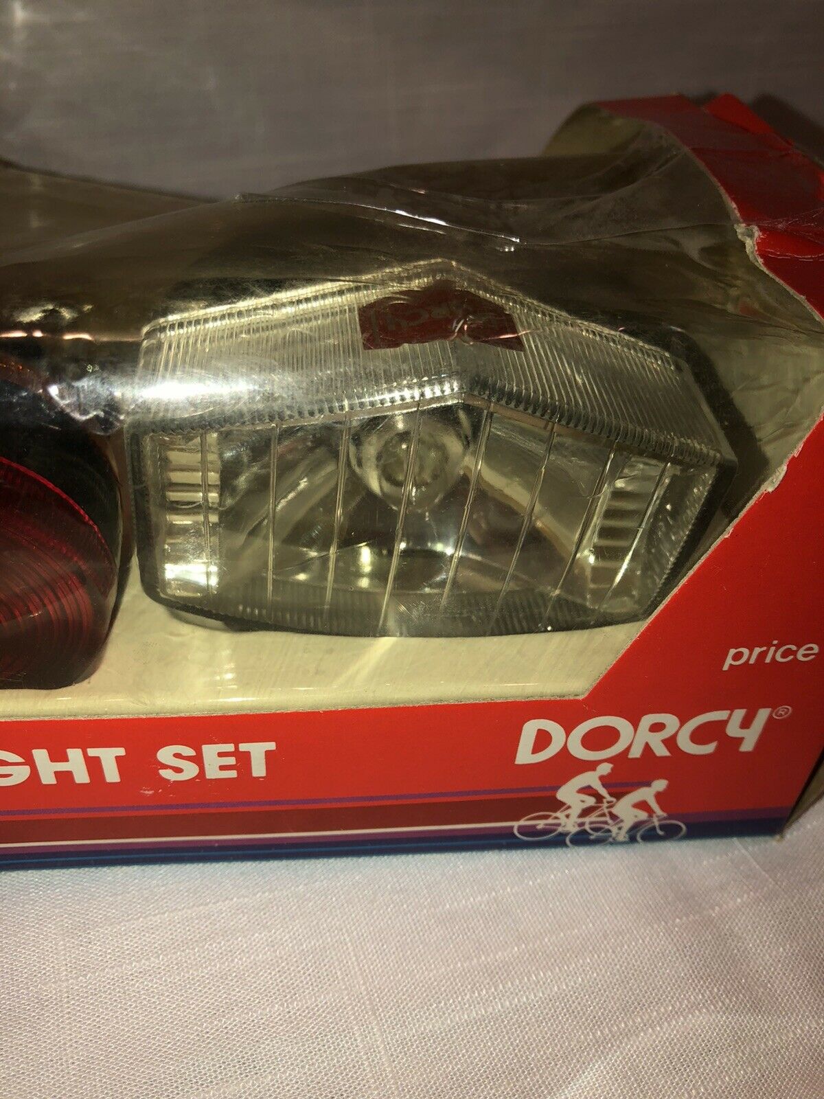 Vintage Dorc4 6 volt Generator Light Set NOS in Box Head & Taillight FREE SHIP - Fresh Stock Dated December 2025