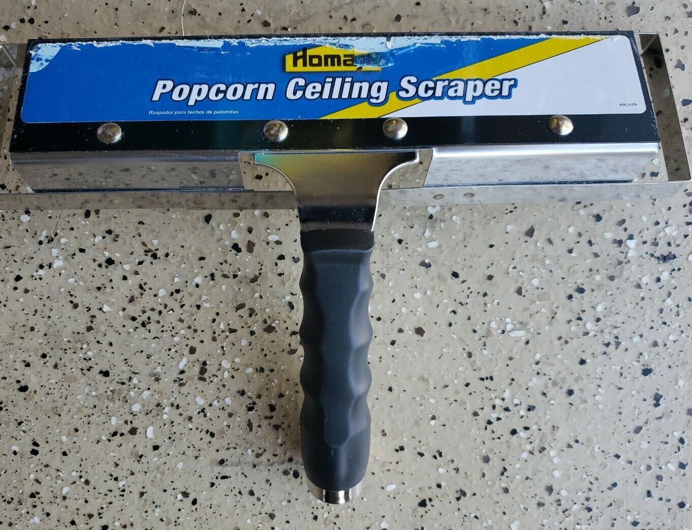 Homax Popcorn Ceiling Texture Paint Remover Removal Scraper, USED ONE TIME - Fresh Stock Dated February 2026