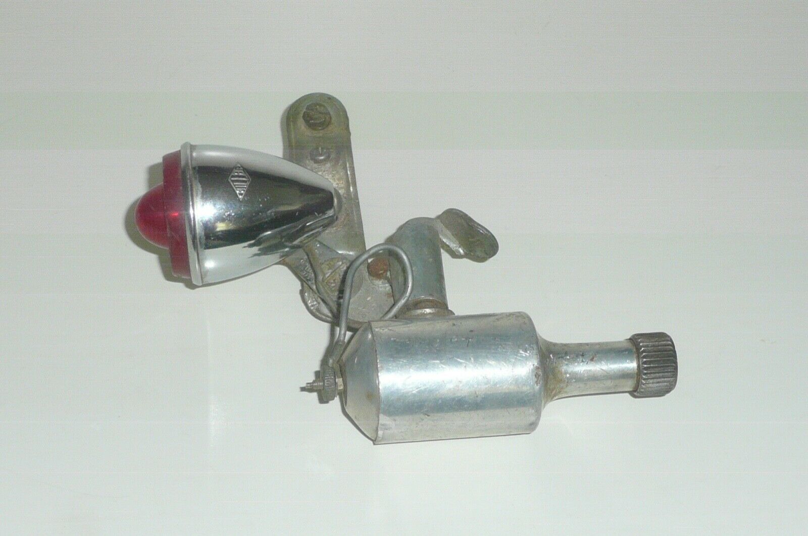 Bicycle taillight with generator works Miller taillamp lens/body made in England - Fresh Stock Dated February 2026