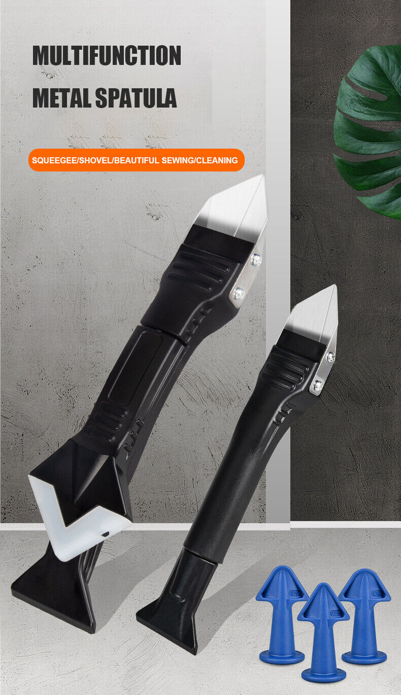 Silicone Scraper Glue Remover Knife Angle Beauty Crevice Spatula Tool 5 In 1 Kit - Fresh Stock Dated February 2026