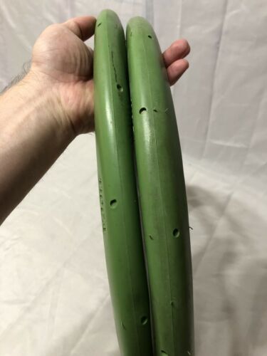 GREEN TIOGA COMP POOL 20 X 1.75 TIRES MITSUBOSHI SILVER STAR OLD SCHOOL BMX - Fresh Stock Dated December 2025