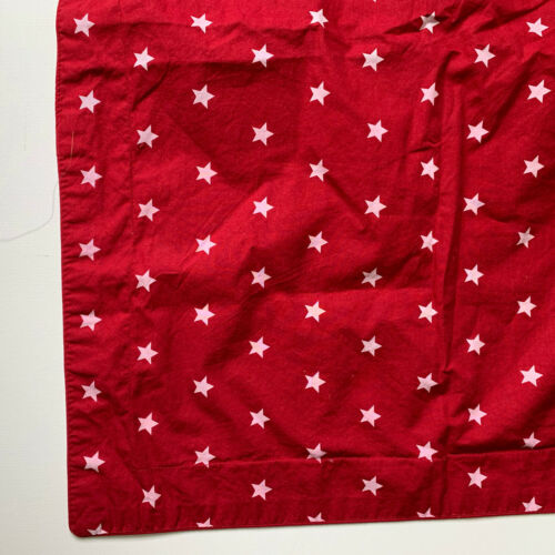 Pottery Barn Kids Organic Cotton Red Star Standard Sham - Fresh Stock Dated December 2025