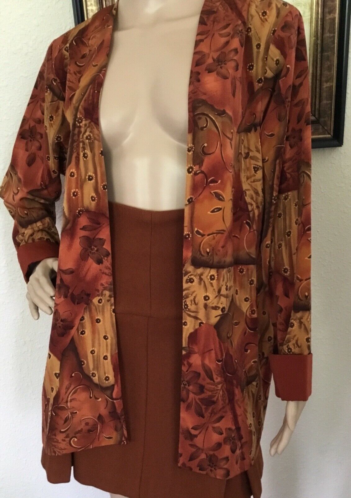 70’s Vintage Retro Burnt Orange Hi-waist Mod/Gogo Mini Skirt - Fresh Stock Dated December 2025