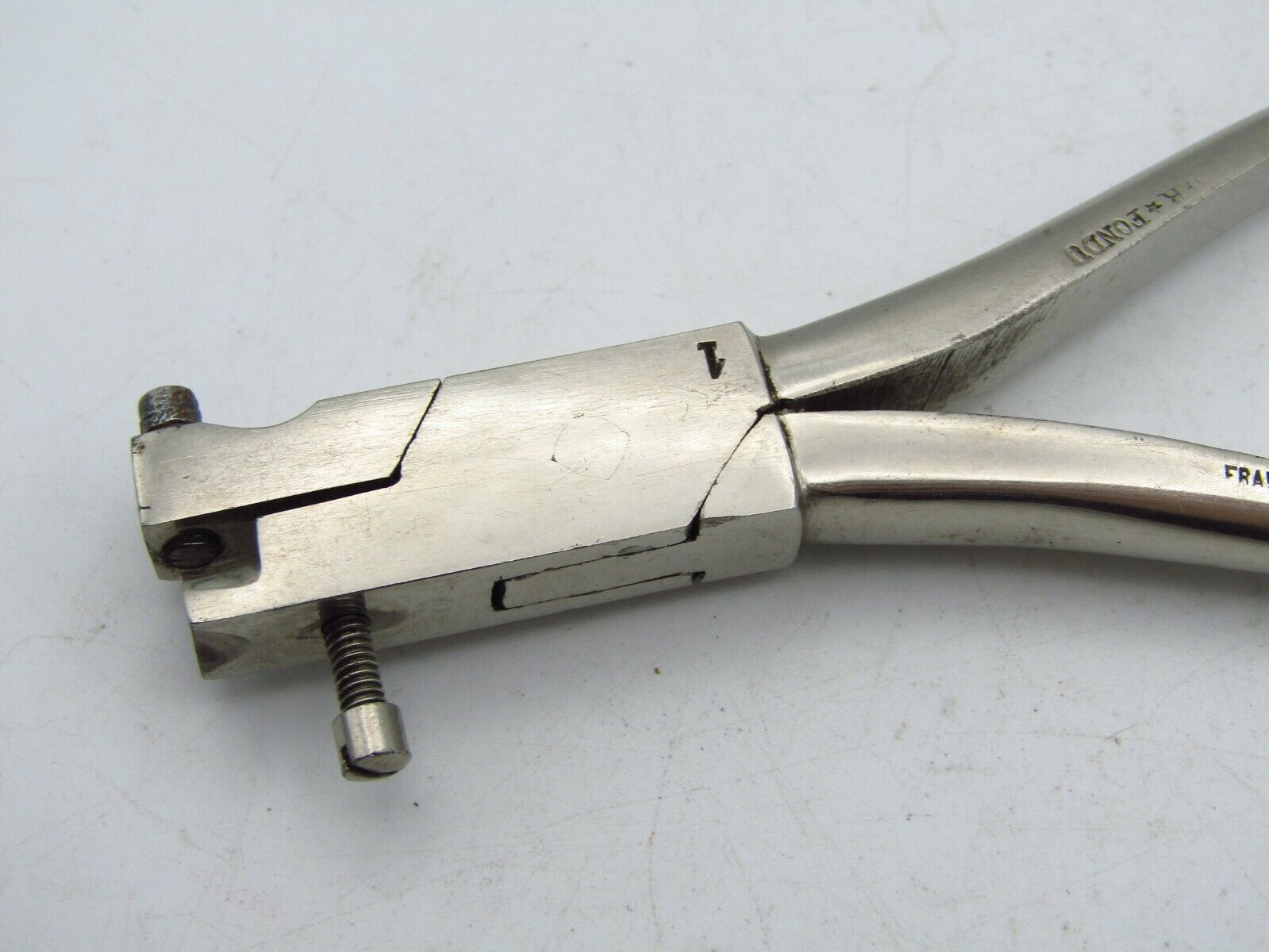 VINTAGE ACIER FONDU COMPLETE PUNCH TOOL FOR WATCHMAKERS / JEWELERS FRANCE w1 - Fresh Stock Dated February 2026