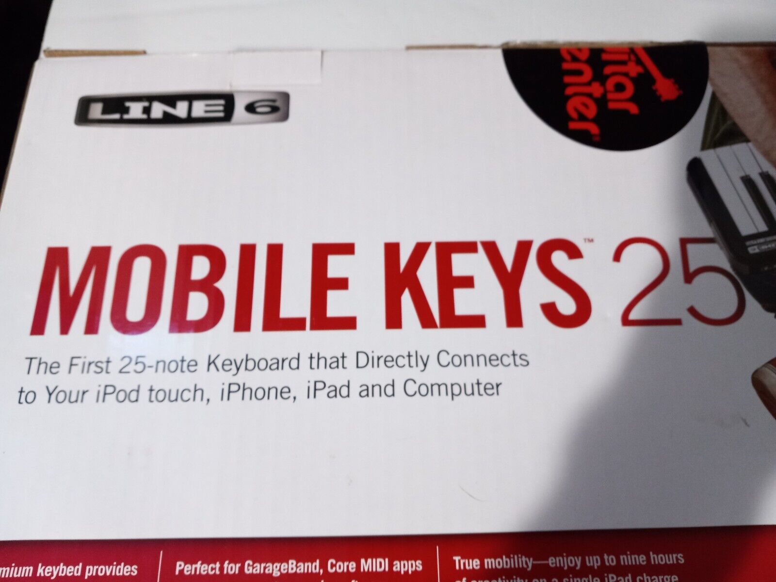 Line6  MOBILEKEYS25 USB MIDI premium keyboard controller - Fresh Stock Dated February 2026