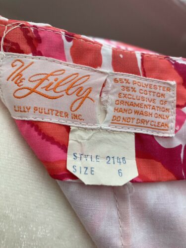 NWOT! Vintage LiLLY PULITZER “The Lilly” Hot Pink & Red Hostess Maxi Skirt! S - Fresh Stock Dated December 2025