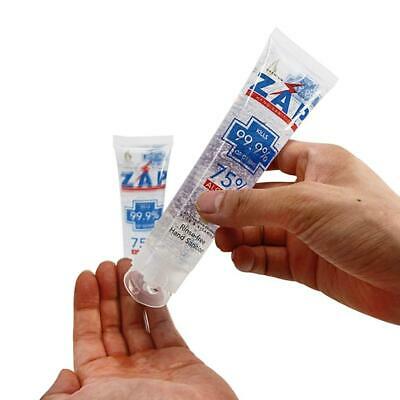 ZAP Hand Sanitizer Gel 75% Ethyl Alcohol (100 Pack - 4 OZ Tube) With Aloe - Fresh Stock Dated February 2026