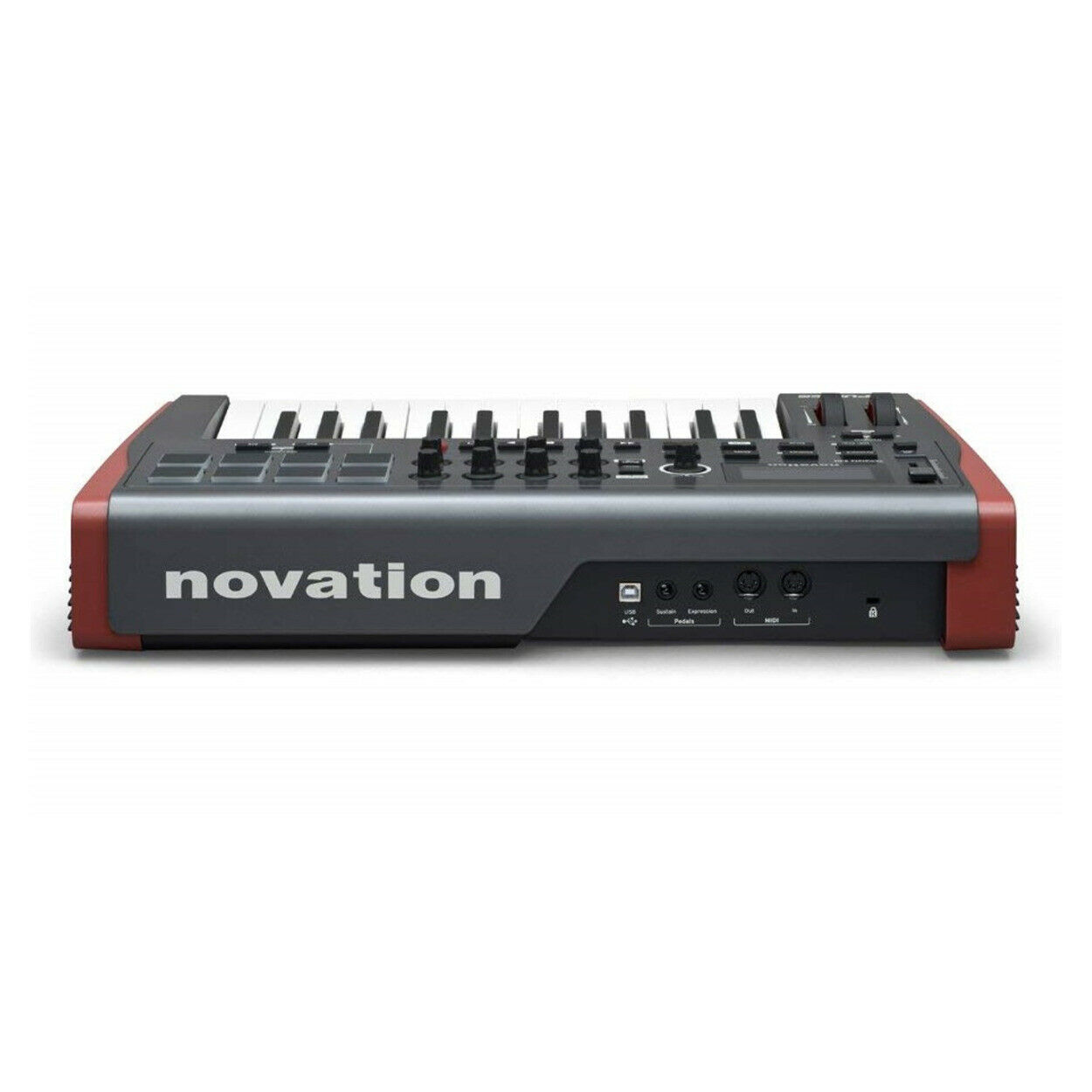 Novation Impulse 25 Controller Keyboard with Sustain Pedal and Knox USB 3.0 Hub - Fresh Stock Dated February 2026