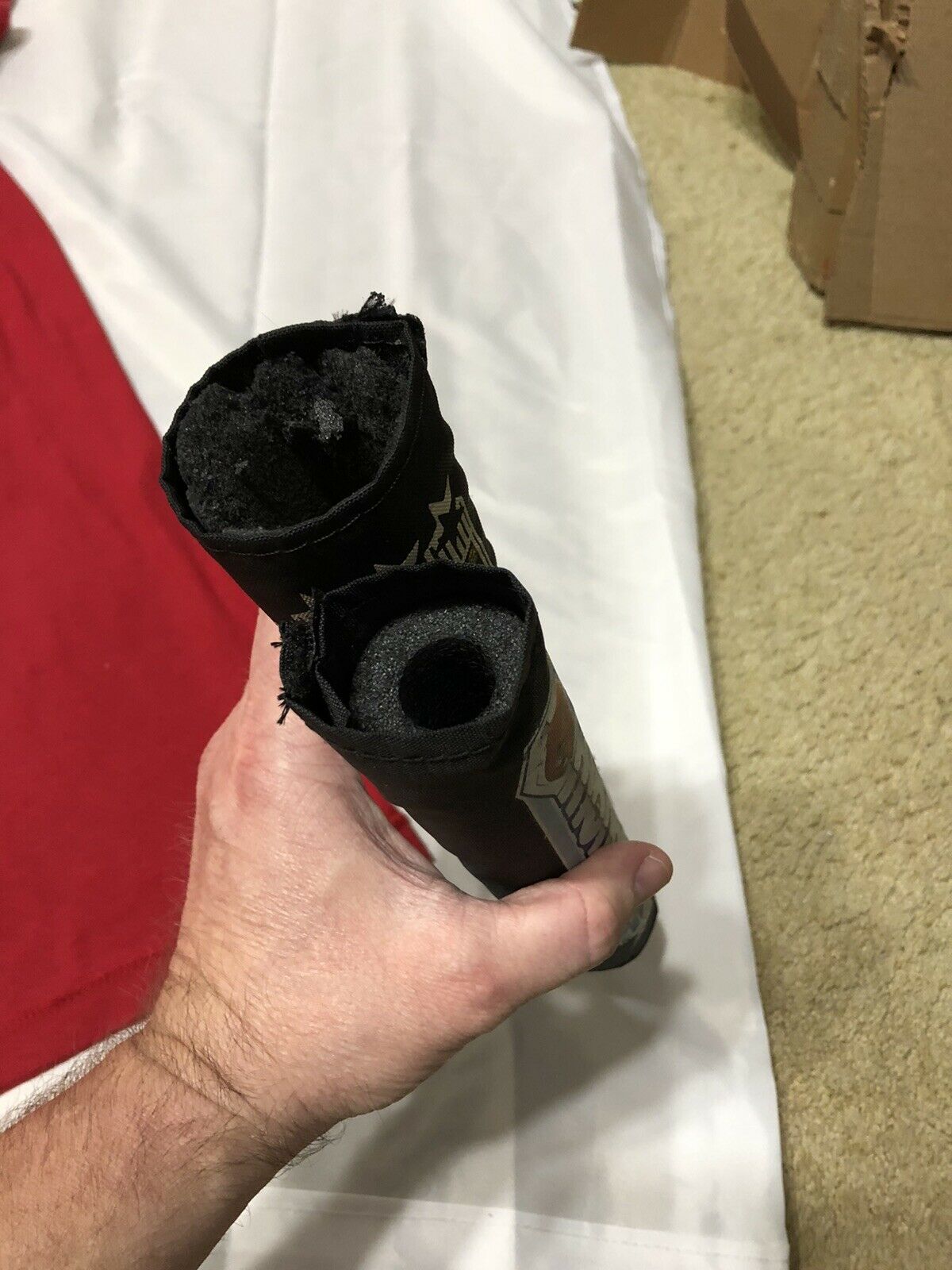 ORIGINAL MONGOOSE HANDLE BAR AND FRAME PAD BLUE OLD SCHOOL BMX PADS - Fresh Stock Dated December 2025