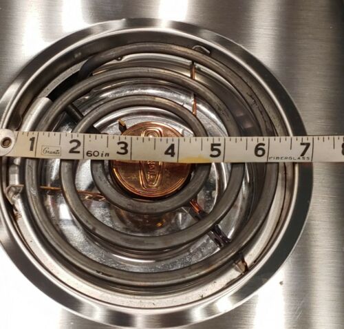 NOS NEW Vintage Portable Grants Electric Table Range Hot Plate Chrome  1970's - Fresh Stock Dated December 2025